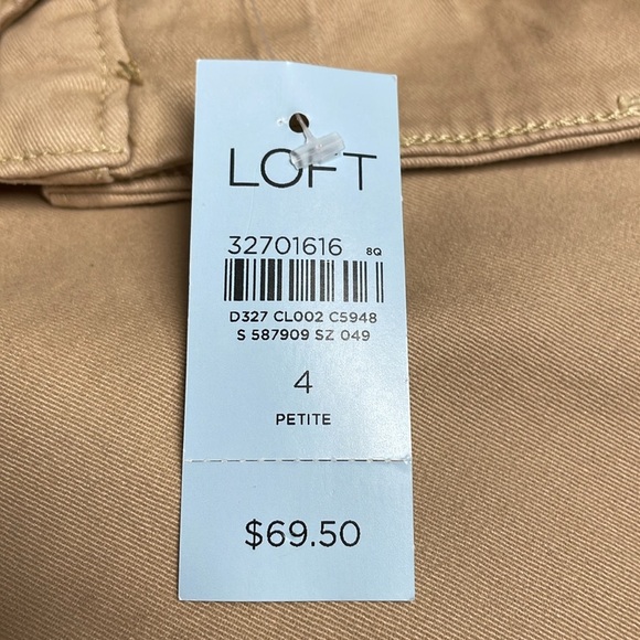 NWT Loft The Slim Chino Khaki Ankle Pant 4P - Picture 15 of 16